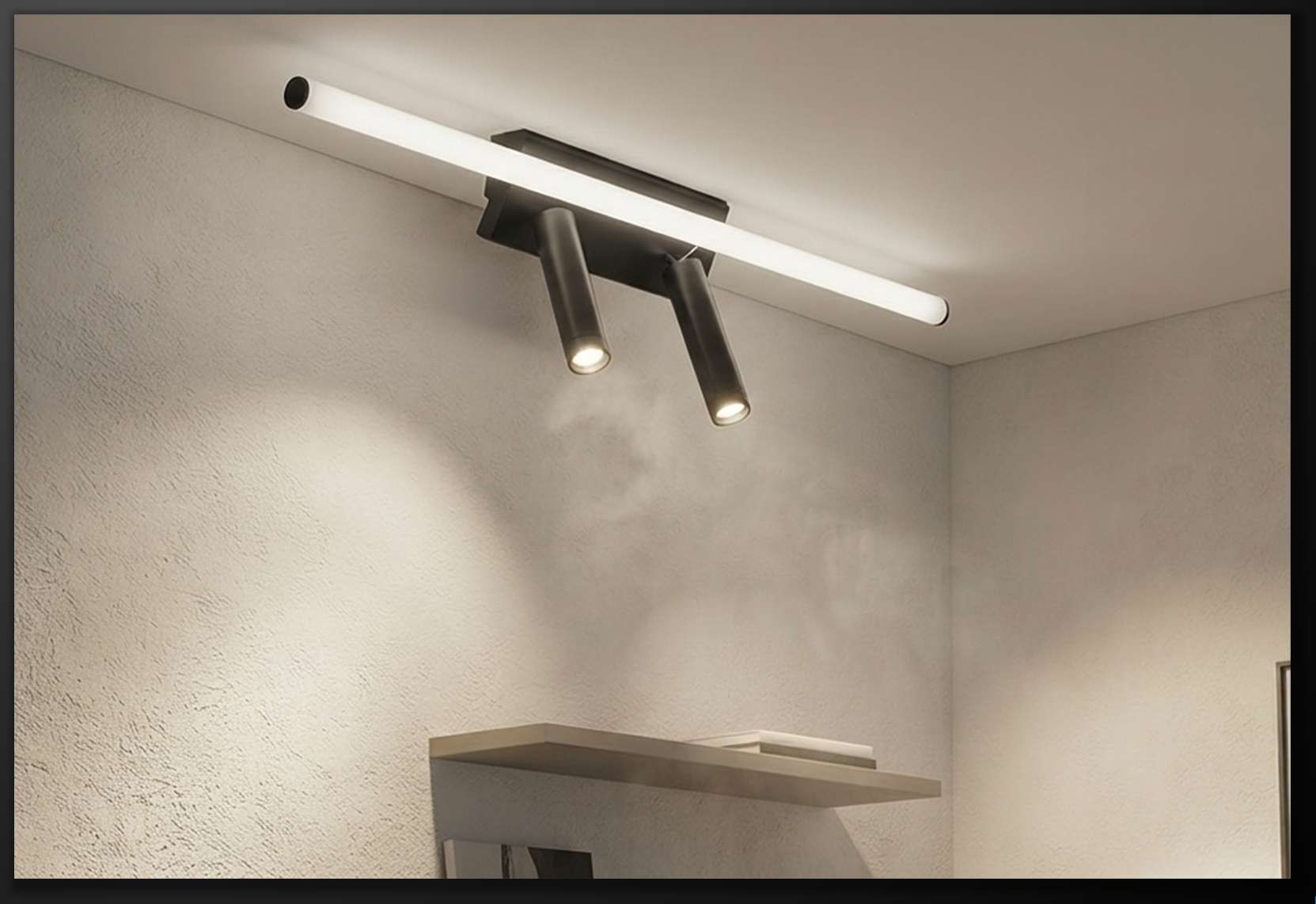 Bliss & Birch Dual-Spot Linear Mirror Light