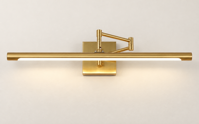 Bliss & Birch Gold Geometric-Bracket Picture Light