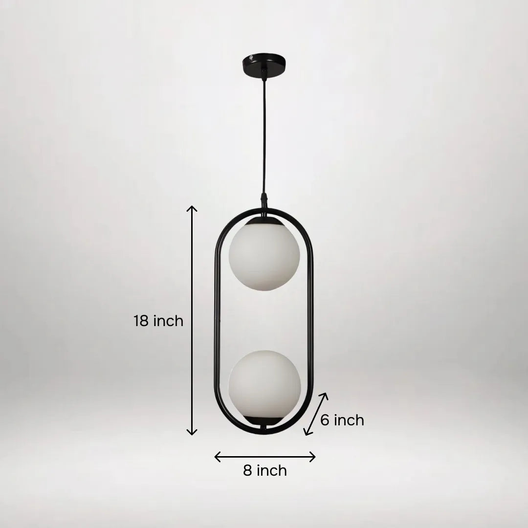 Capsule Double Drop Pendant Light (Pack of 2)