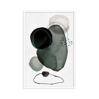 Ink Black White Painting | Abstract Fine Art