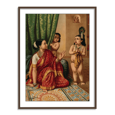 Traditional Indian Wall Painting for Living Room | Framed Wall Art