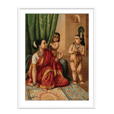 Traditional Indian Wall Painting for Living Room | Framed Wall Art