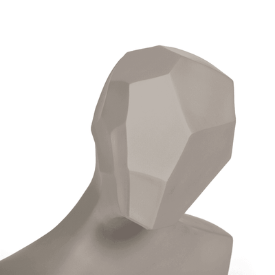 Eugene Decorative Object Grey for Home Decor | Artwork Statuette