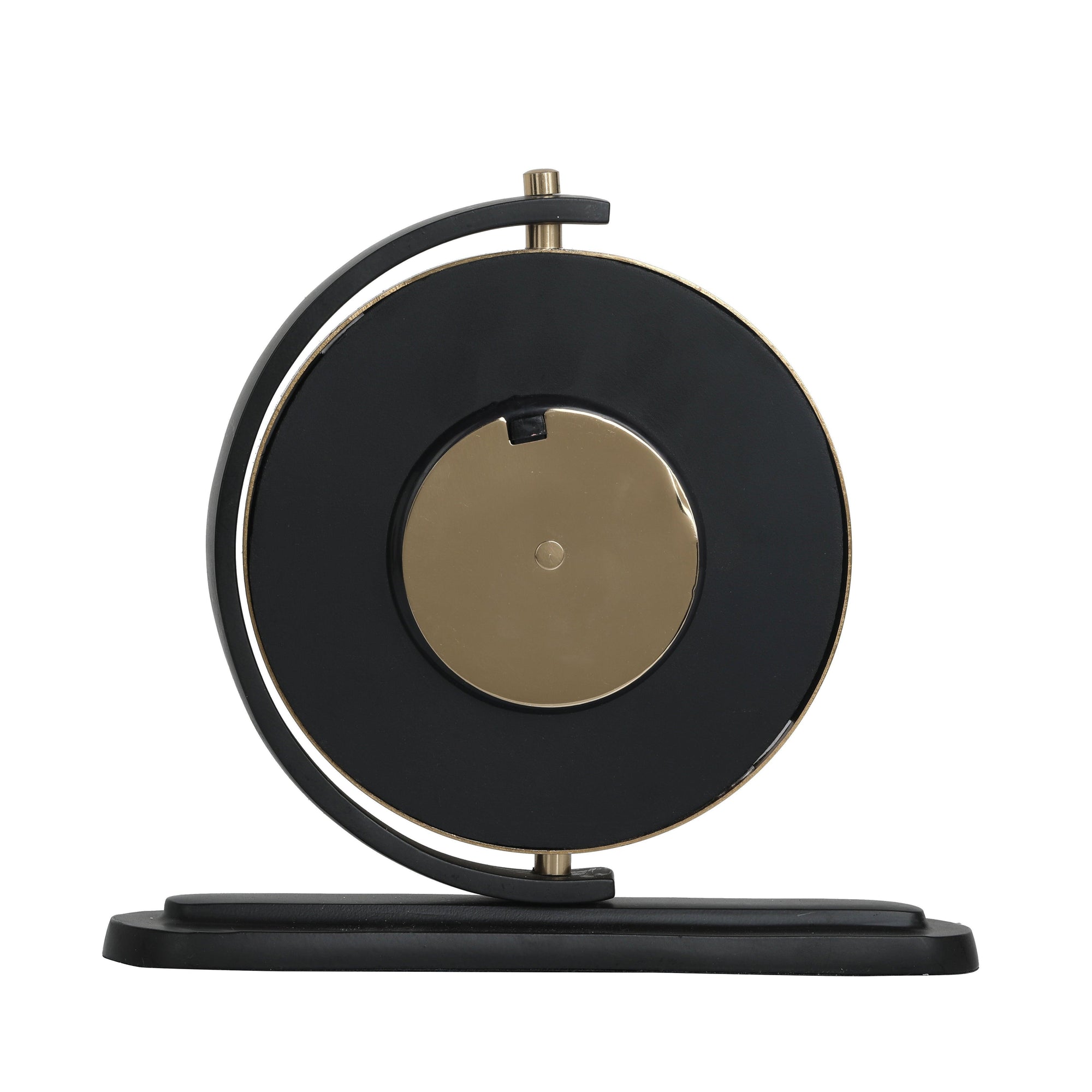 Aleksi Round Decorative Aluminium Table Clock For Home & Office Desk