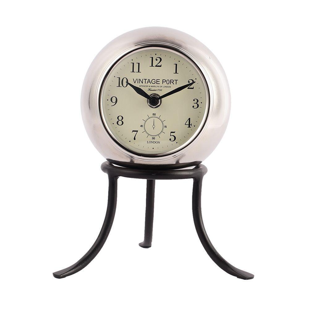 Seated Sphere Decorative Table Clock For Living Room & Bedroom