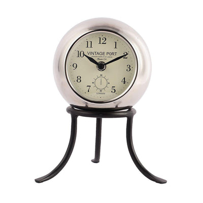 Seated Sphere Decorative Table Clock For Living Room & Bedroom