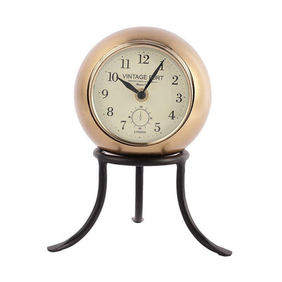 Seated Sphere Decorative Table Clock For Living Room & Bedroom