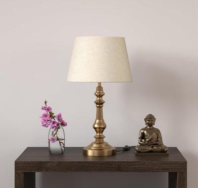 Antique Brass Gold Night Lamp | Study Table Lamp