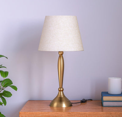 Brass Gold Table Lamp | Table Lamps for Living Room | Stylish Lamp Stands for Home Decor