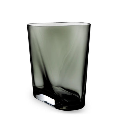 Nude Inca Smoke Grey Stylish Vase | Small Glass Flower Pot