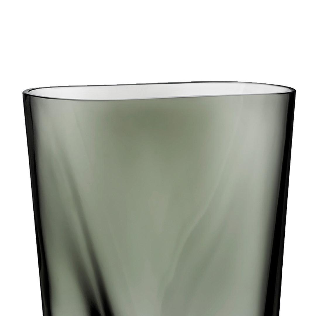 Nude Inca Smoke Grey Stylish Vase | Small Glass Flower Pot