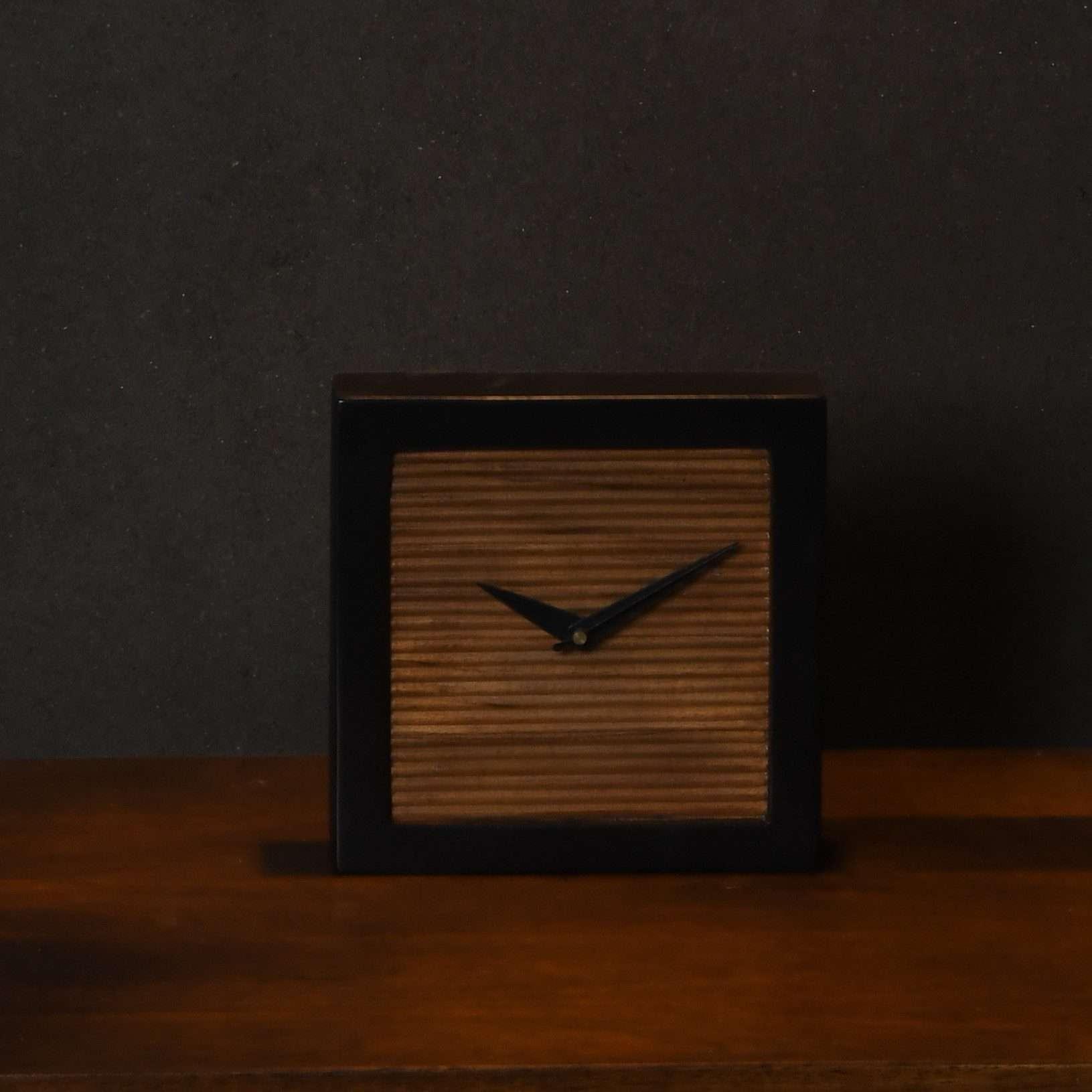 Cairo Table Clock for Office & Home Decor | Antique Teakwood Table Clock