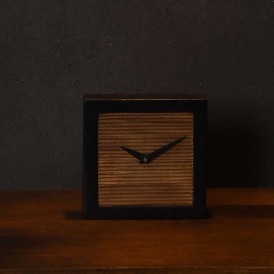 Cairo Table Clock for Office & Home Decor | Antique Teakwood Table Clock