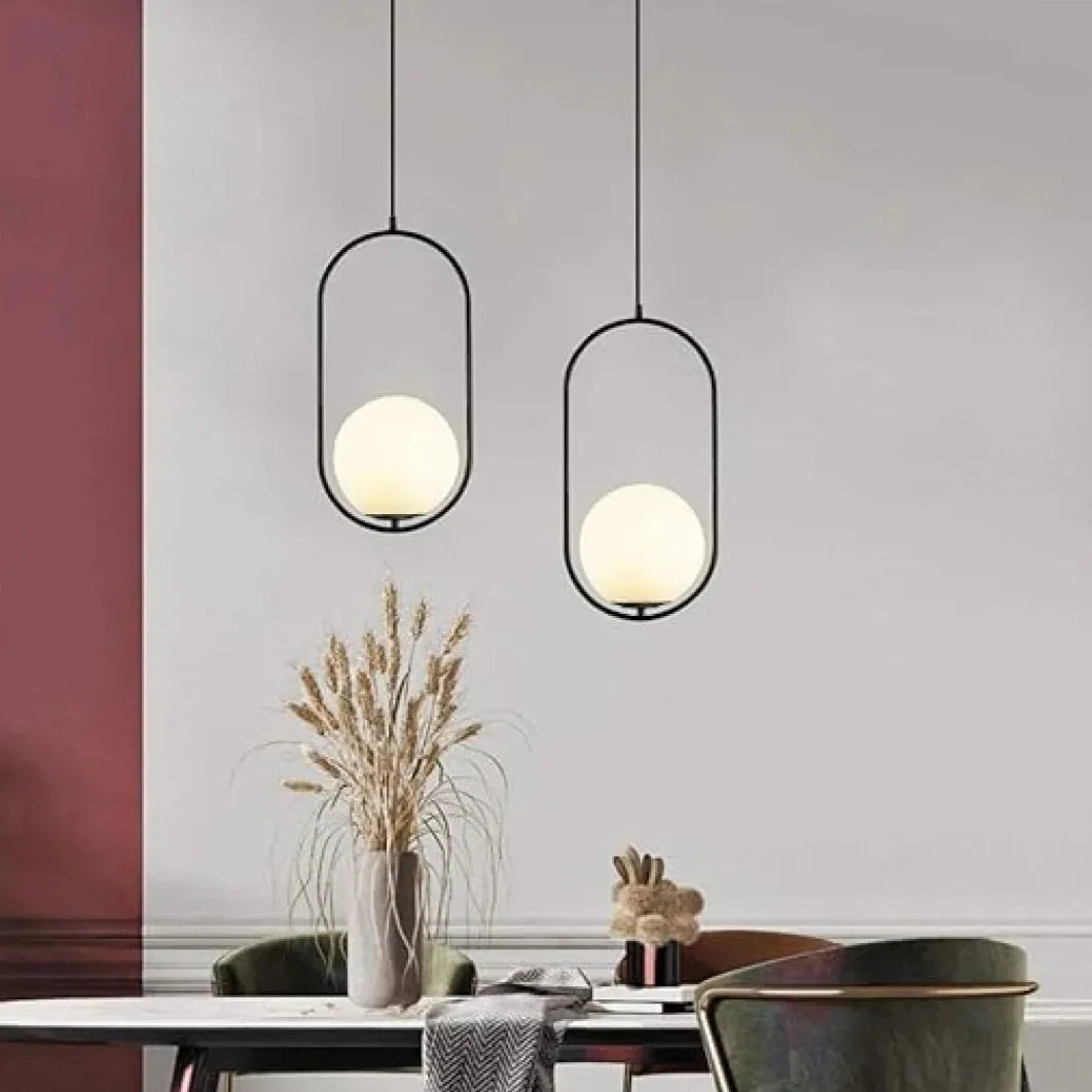 B&B Capsule Shape Hanging Light (Pack of 4)