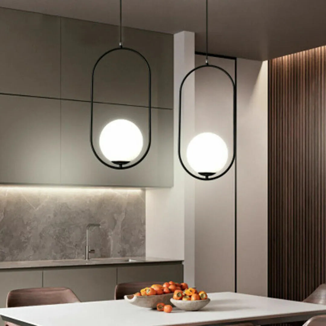 B&B Capsule Shape Hanging Light (Pack of 4)