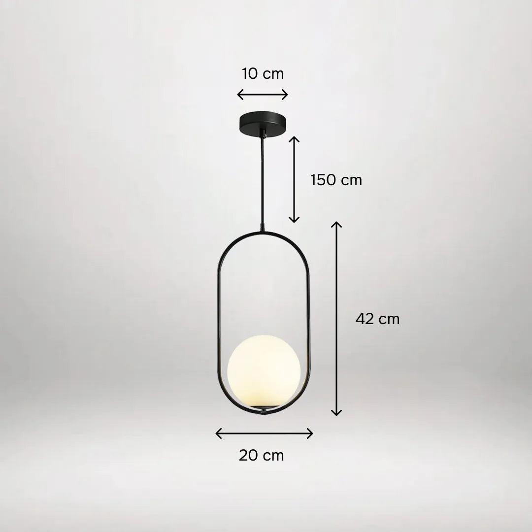 B&B Capsule Shape Hanging Light (Pack of 4)