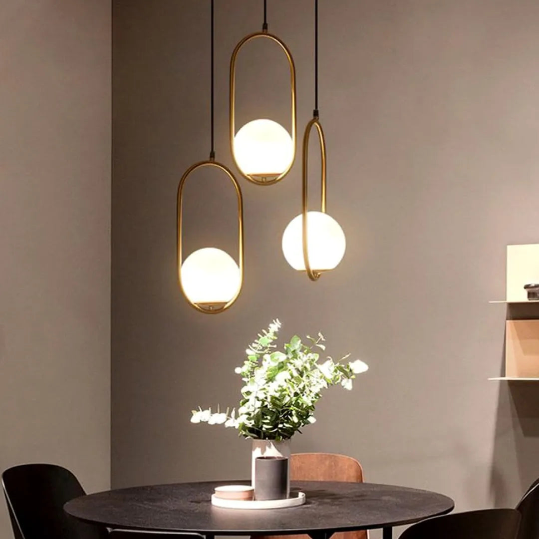 B&B Capsule Shape Hanging Light (Pack of 4)