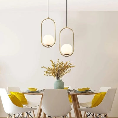 B&B Capsule Shape Hanging Light (Pack of 4)