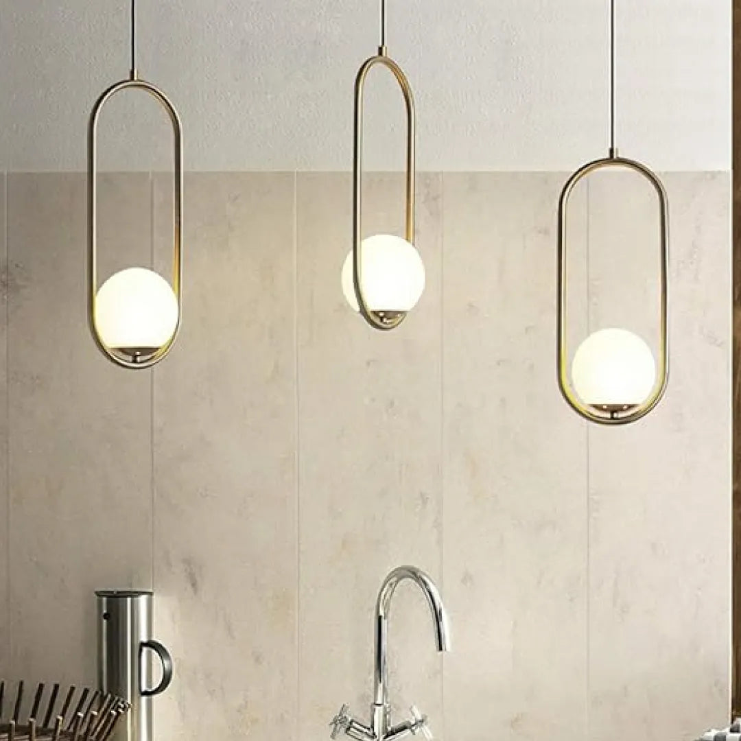 B&B Capsule Shape Hanging Light (Pack of 4)
