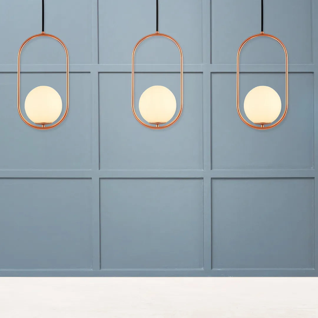 B&B Capsule Shape Hanging Light (Pack of 4)