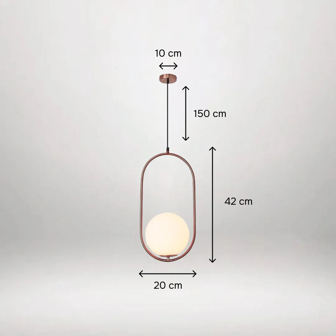 B&B Capsule Shape Hanging Light (Pack of 4)
