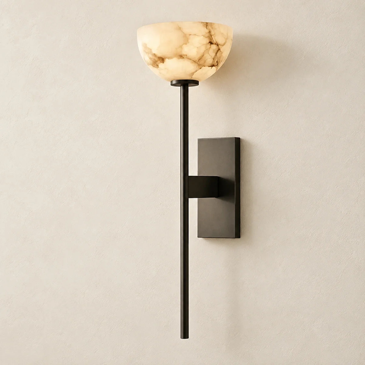 Bliss & Birch Chalice Marble Bowl Wall Lamp