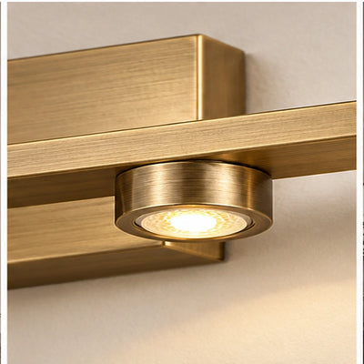Bliss & Birch Antique Brass Five-Light Picture Light