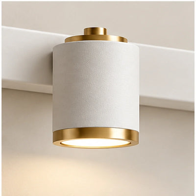 Bliss & Birch White and Gold Four-Light Picture Light