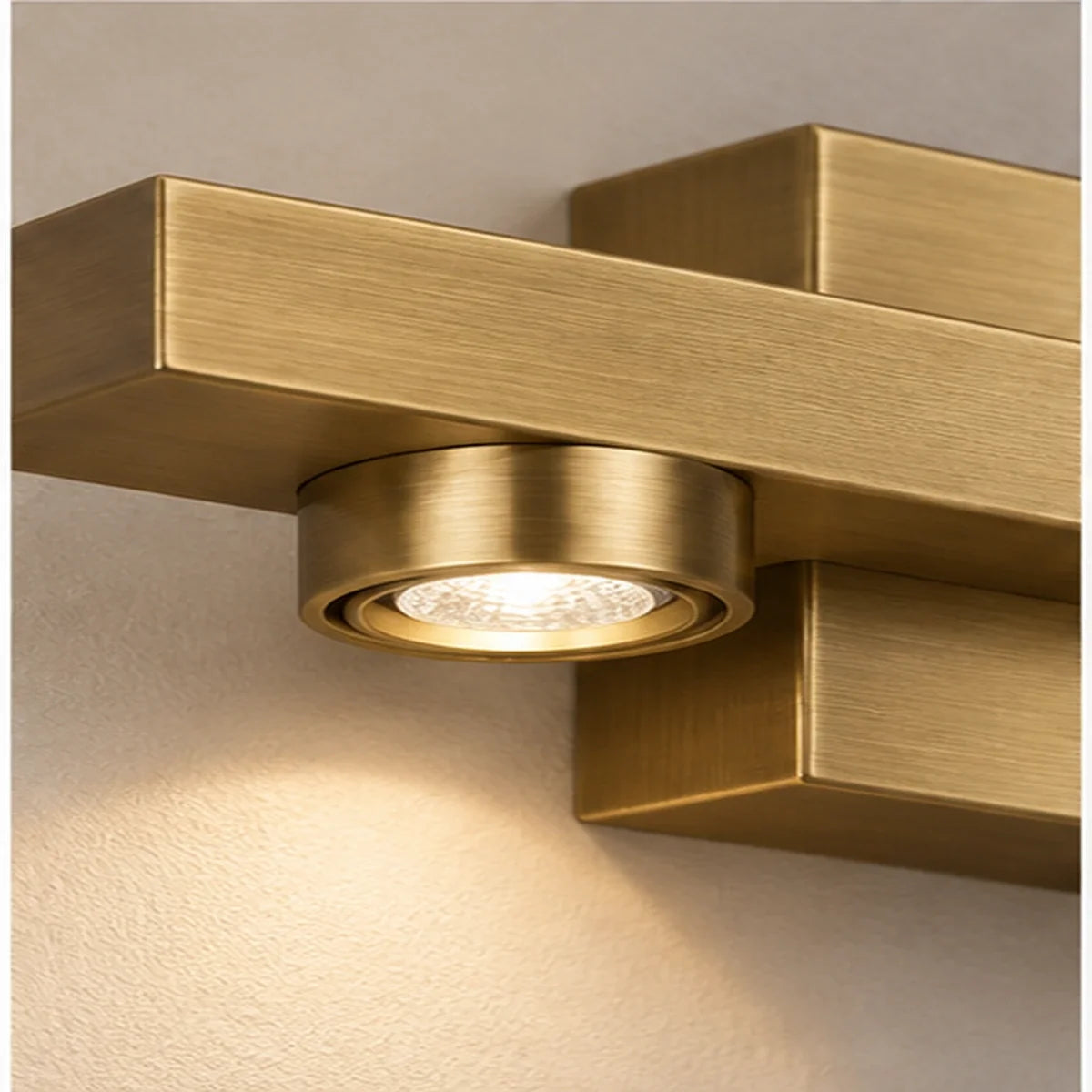Bliss & Birch Antique Brass Two-Light Accent Bar