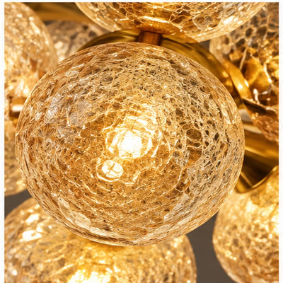 Bliss & Birch Thirteen-Globe Amber Cluster Chandelier