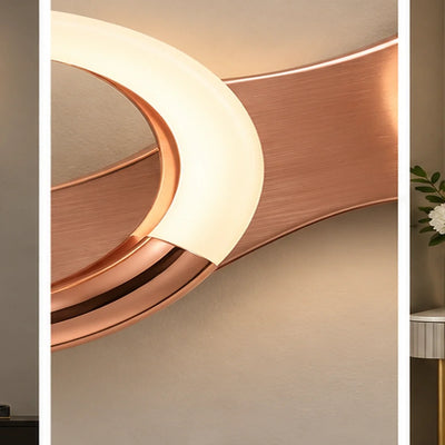 Bliss & Birch Oval-Ring LED Wall Light