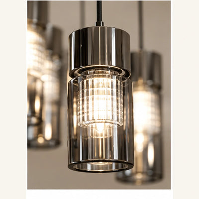 Bliss & Birch Black Smoke Sixteen-Light Cluster Pendant