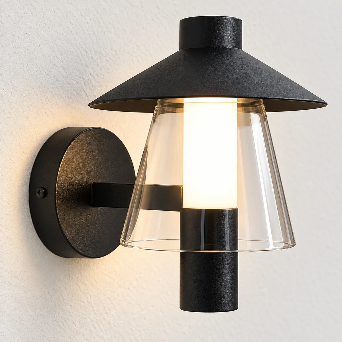 Bliss & Birch Halo Hood Outdoor Wall Light