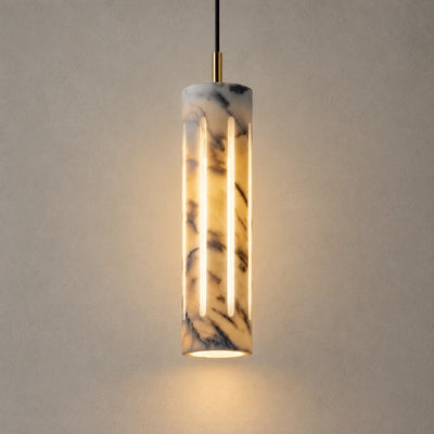 Bliss & Birch Marble Cylo Pendant Light