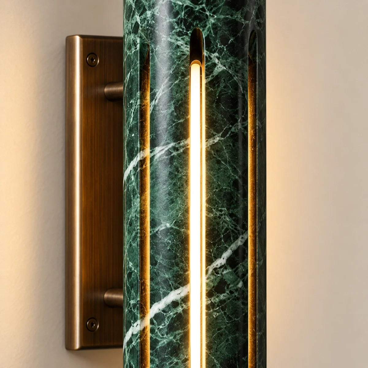 Bliss & Birch Cylo Marble Wall Lamp