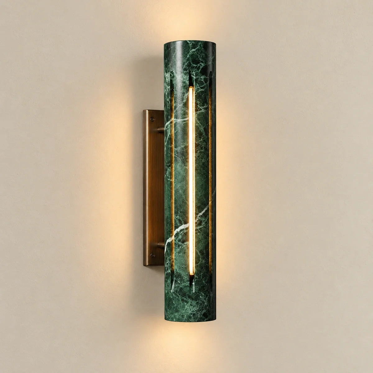 Bliss & Birch Cylo Marble Wall Lamp