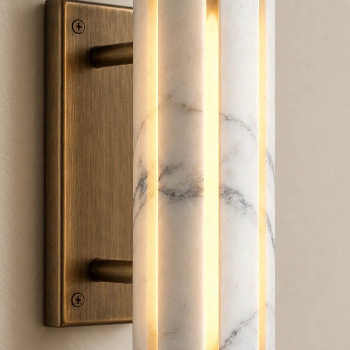 Bliss & Birch Cylo Marble Wall Lamp