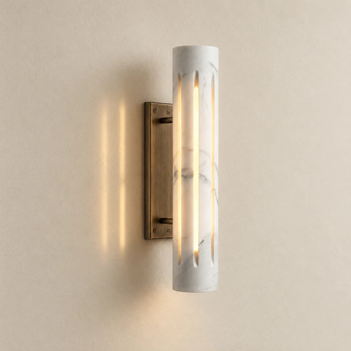 Bliss & Birch Cylo Marble Wall Lamp