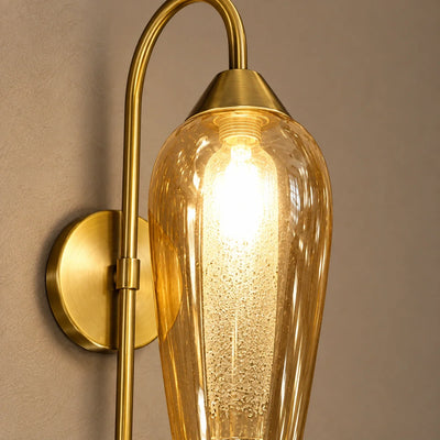 Bliss & Birch Amber Capsule Glass Wall Light
