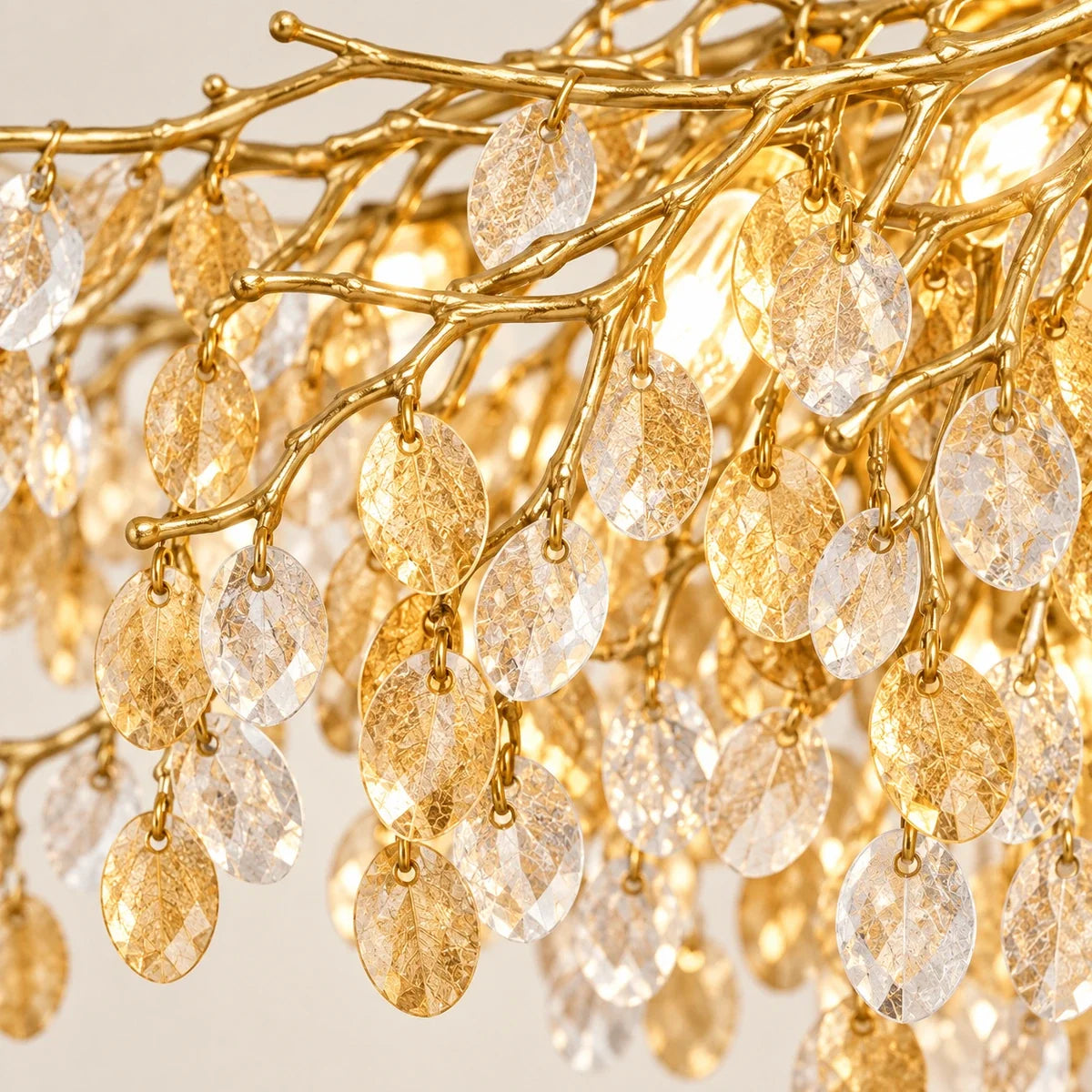 Bliss & Birch Grand Botanical Crystal Chandelier