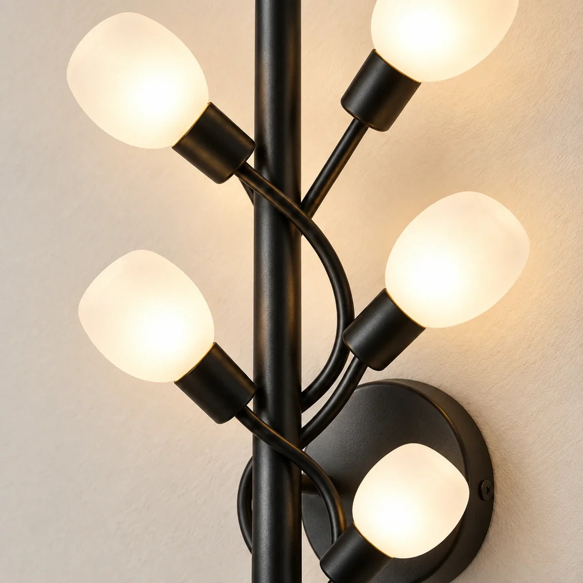 Bliss & Birch Five-Globe Branch Wall Sconce