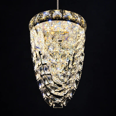 Bliss & Birch Faceted Drop Pendant Chandelier