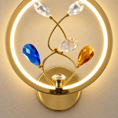 Bliss & Birch Botanical Ring Illuminated Wall Art