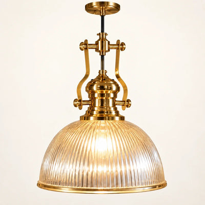Bliss & Birch Ribbed Lantern Dome Pendant