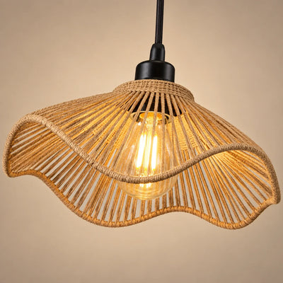 Bliss & Birch Lotus Weave Three-Light Pendant Cluster
