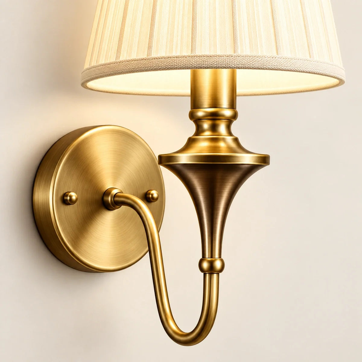 Bliss & Birch Single Arm Tapered Shade Wall Sconce