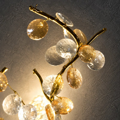 Bliss & Birch Floral Branch Wall Sculpture Light