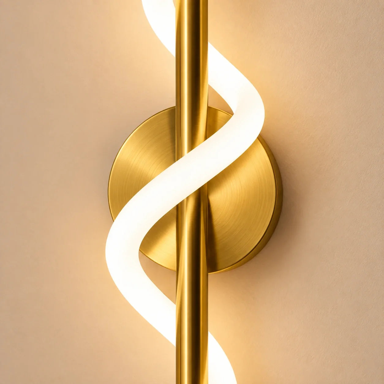 Bliss & Birch Twisted Ribbon Linear Wall Light
