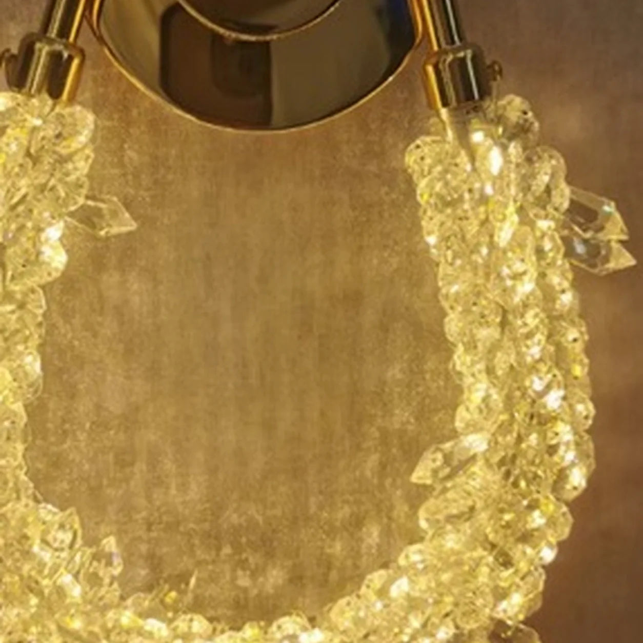 Bliss & Birch Faceted Loop Decorative Wall Light