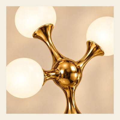 Bliss & Birch Vertical Vine Globe Floor Lamp